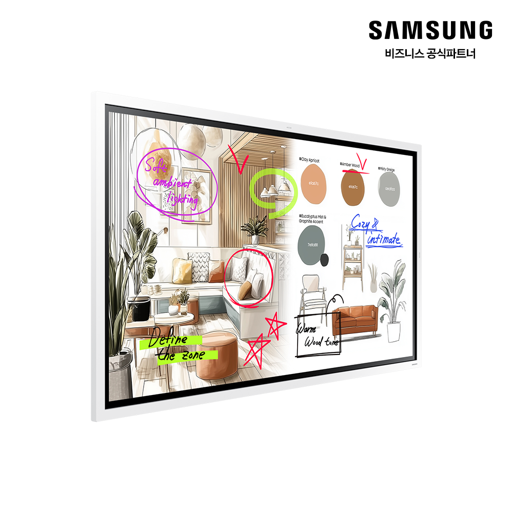 LH55WMFWBGCXKR=삼성 전자칠판 플립 프로(Flip Pro) 55인치(138.7cm)=현장방문교육(서울,수도권)